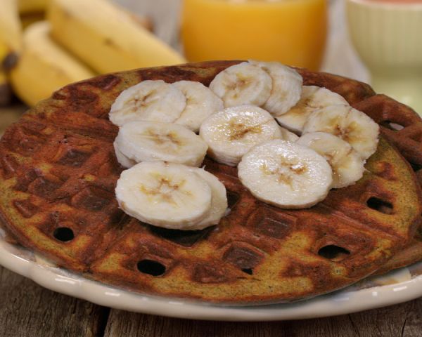 Almond Flour Protein Waffles