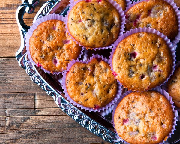 Raspberry Gluten Free Chocolate Chip Muffins